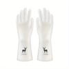Waterproof Household Cleaning Gloves Dish Washing Gloves Kitchen Durable Cleaning Housework Chores Dishwashing Tools