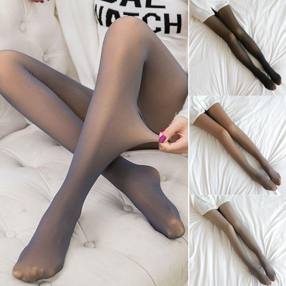 Черные/Серые/Кофейные Теплые Колготки Колготки Высокой Эластичности Весна и Осень
