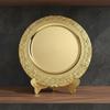 Metal Award Plate HighQuality Engraving Round Trophy Disc Finely Electroplated Engravable