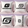 Чехол на подушку для мотоцикла G-Gasgas Плюшевая ткань Мягкий Двусторонний печатный Невидимая молния Наволочка для дивана Домашний декор