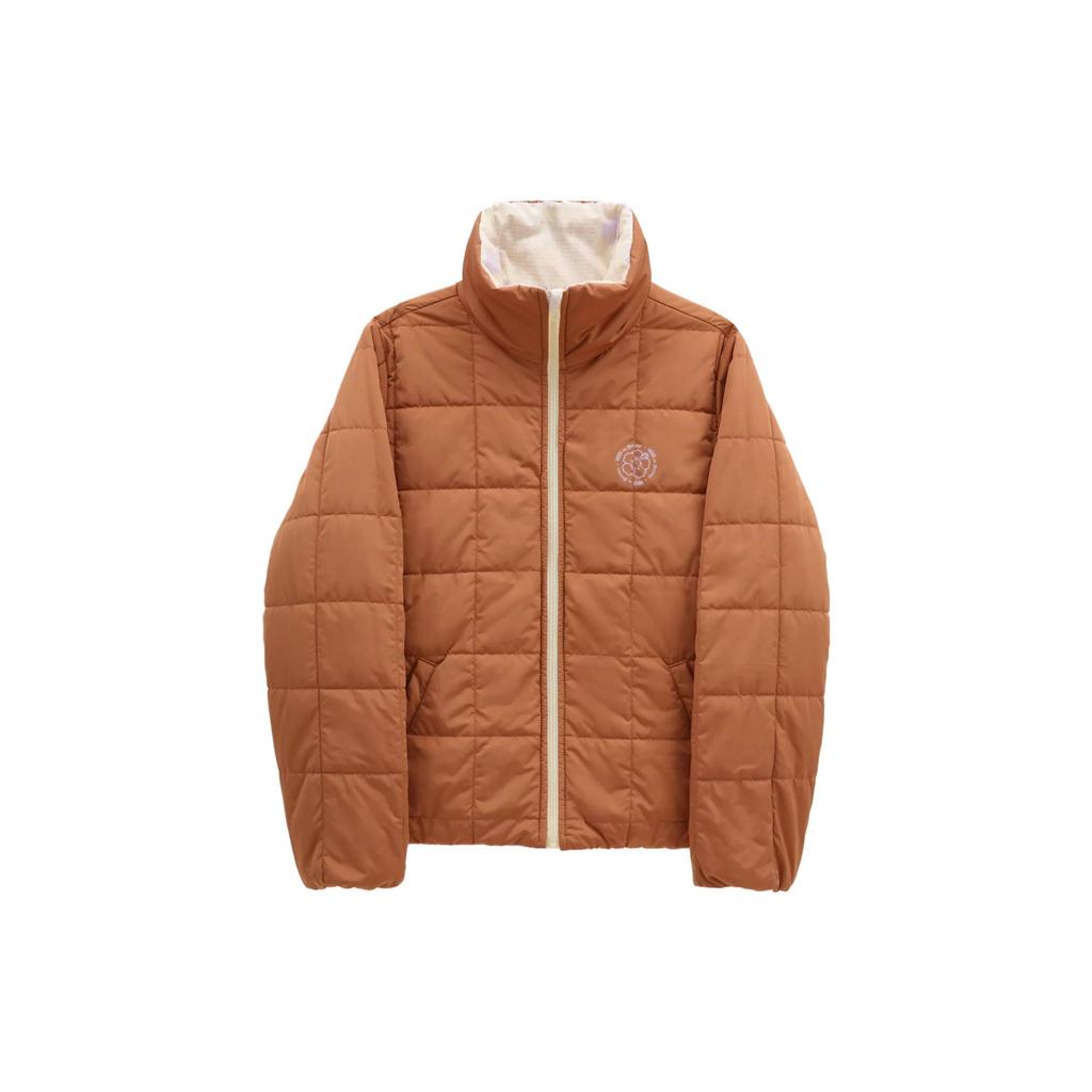 Vans Женская куртка на молнии с высоким воротником и длинными рукавами, верхняя одежда розового цвета VN0A7YKQYLX