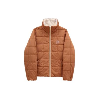 Женская куртка на молнии с высоким воротником и длинными рукавами, верхняя одежда розового цвета VN0A7YKQYLX