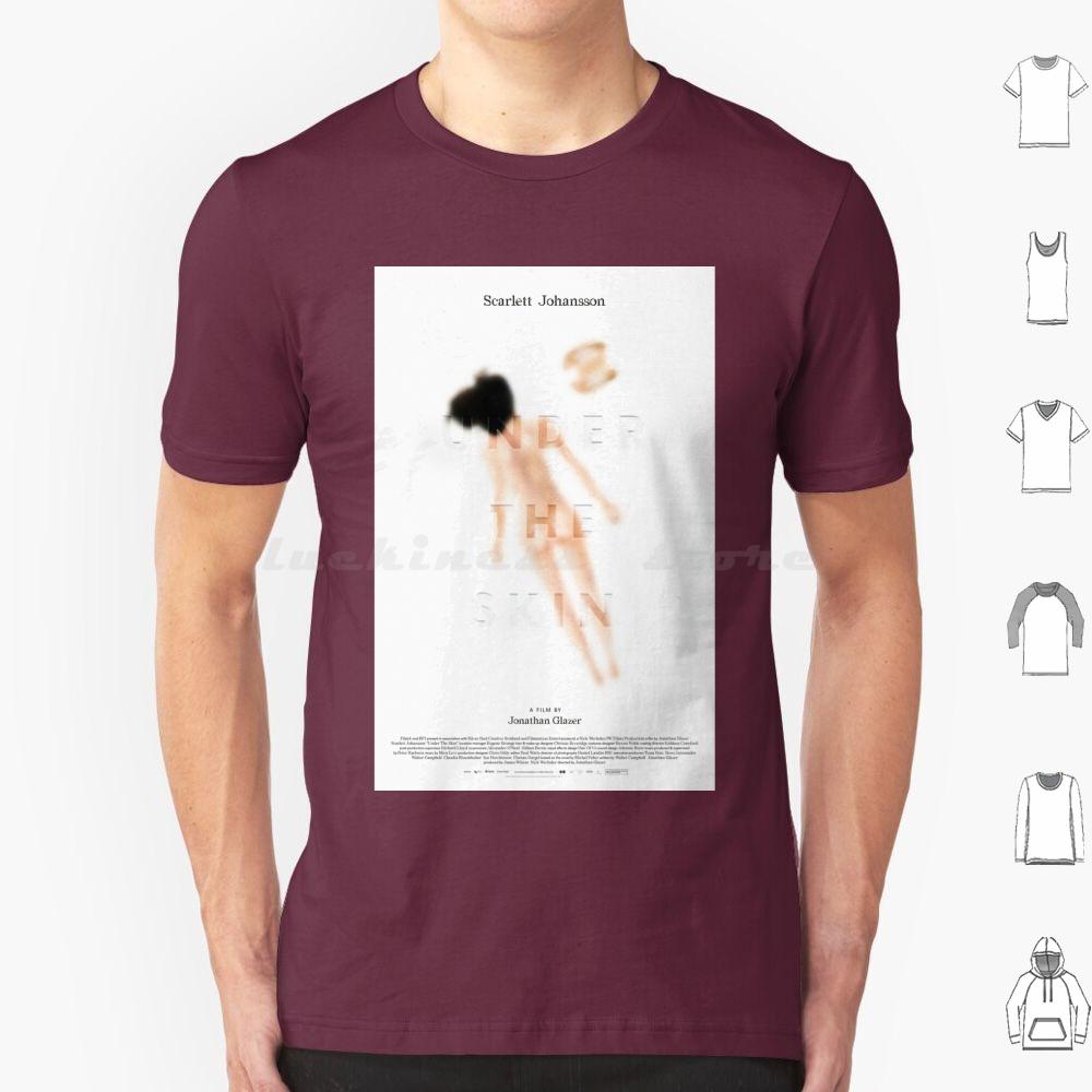 Under The Skin T Shirt 6xl Cotton Cool Tee Skin Movie Film White Type Typography Composition Cinema Classic Minimal Universe