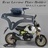 Держатель номерного знака Fender Eliminator для HONDA MSX 125 Grom 2022 MSX125 мотоцикла с ЧПУ хвостовой аккуратный кронштейн светодиодный светильник