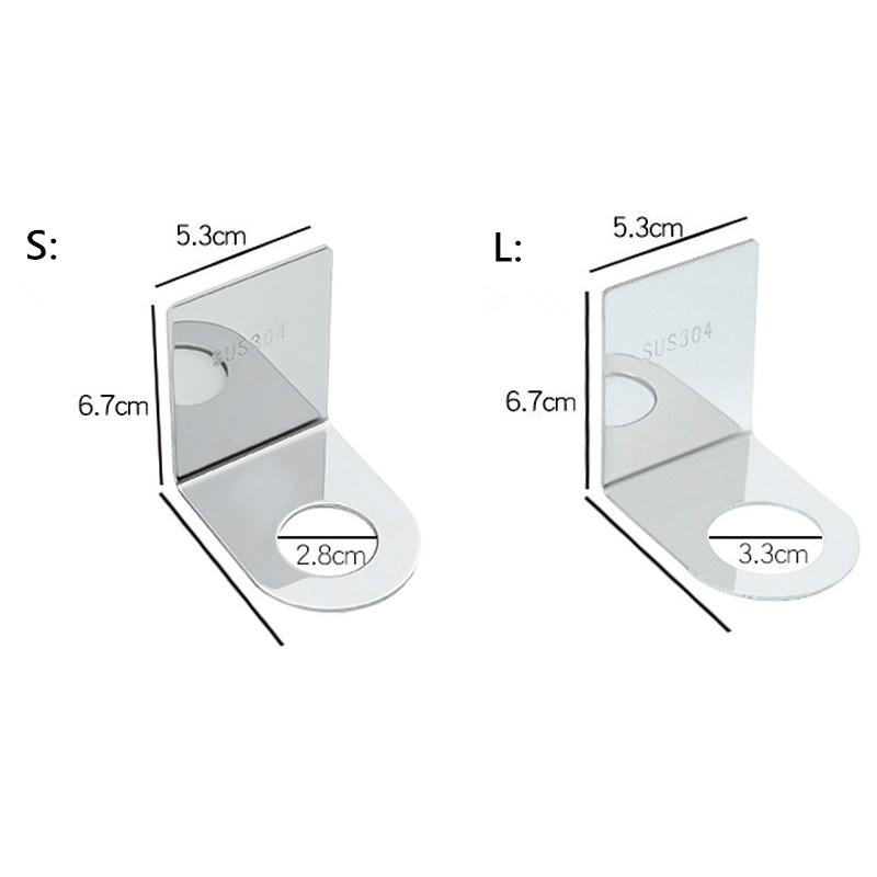 Подвесной держатель для геля для душа из нержавеющей стали, самоклеящийся крючок для шампуня, вешалка для дезинфицирующего средства без перфорации