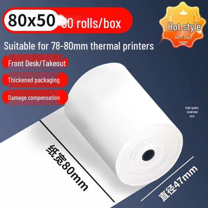 Mornsun Thermal Cash Register Paper: 57x50, 80x80, 80x60x50 – Suitable for Meow Meow Machine.