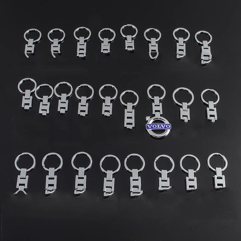 Car Emblem Keychain Styling Key Ring Accessories For Volvo V90 V60 V40 XC90 XC60 S60 S90 C30 V50 V70 XC40 S80 T6 EX30 EX90 EM90
