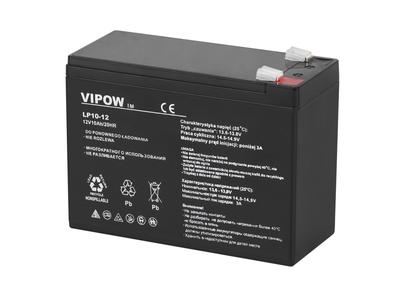 Гелевый аккумулятор Vipow 12В 10Ач ИБП PIEC