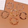 Bracelet Adjustable Women Natural Gravel Obsidian Combination Bracelet Party Gift Jewelry