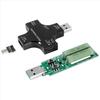 AS62 USB C Тестер, 2 в 1 Type C USB Тестер, Цветной Экран IPS, Цифровой Мультиметр, Напряжение, Ток, Мощность, Температура, с Зарядным устройством
