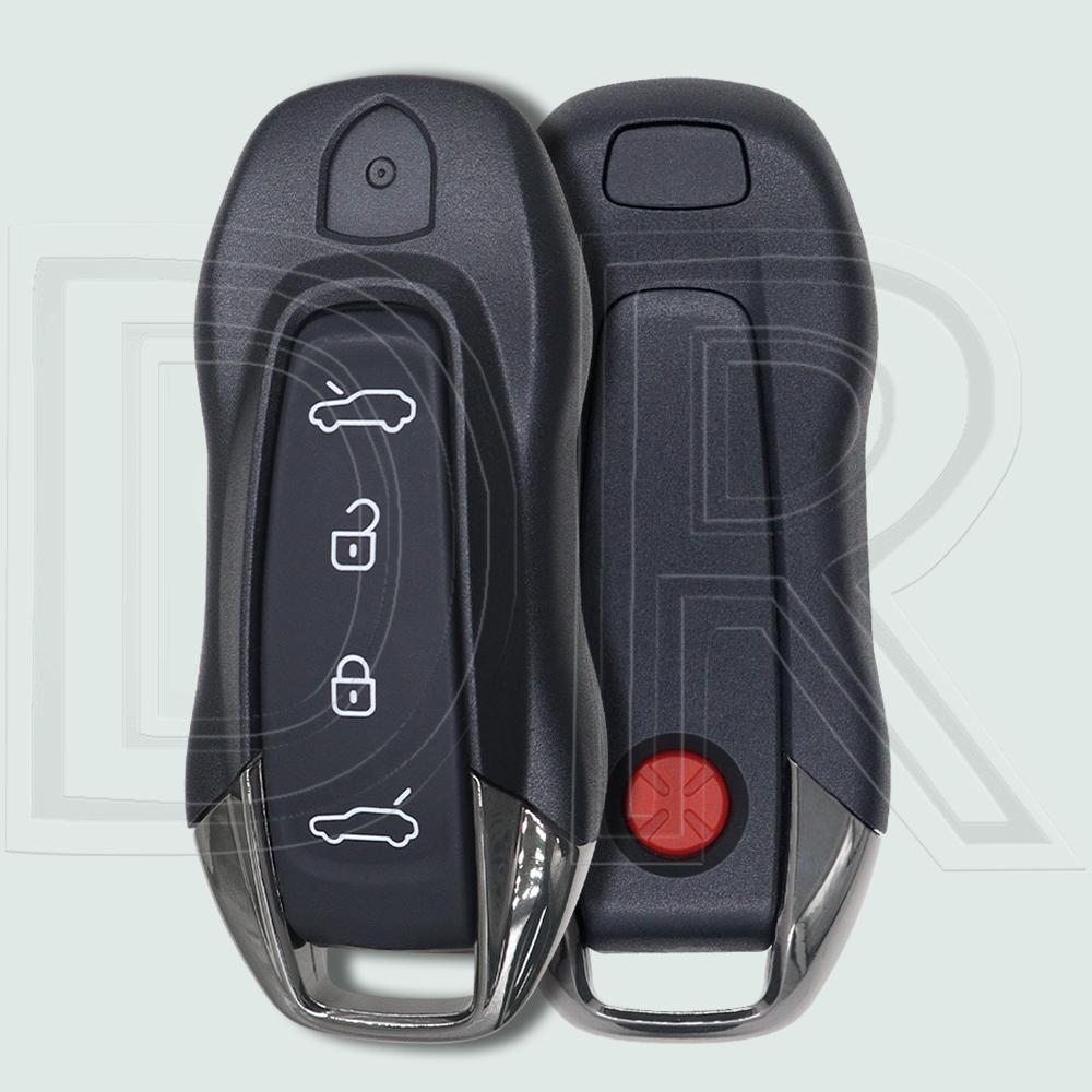 DR Корпус Брелока Автомобильного Ключа Чехол Для Porsche Panamera Macan Ev Spyder Carrera 911 970 981 991 Cayman Cayenne Taycan