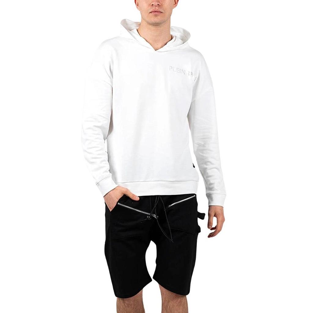 Plein Sport Mens Logo Back Print Hoodie