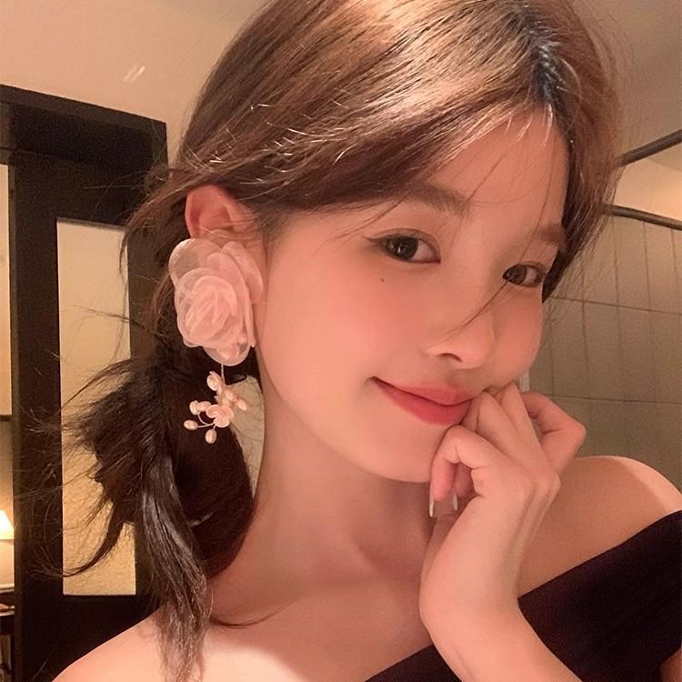 Летние милые серьги с цветами: Универсальные серьги-гвоздики высокого класса с иглой из серебра 925 пробы