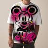 Мужская футболка с принтом Микки Мауса от Disney, модный праздничный подарок, мужская, с круглым вырезом, короткий рукав, оверсайз, хип-хоп одежда, для мальчиков
