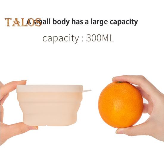 Миска для кемпинга, большая емкость, многофункциональная, многоразовая, удобная, безопасная для морозильной камеры, силиконовая складная миска для улицы