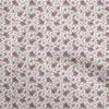 Cotton Flex Dark Rose Brown Fabric Florals Fabric For Sewing Printed Craft Fabric By The Yard 40 Inch