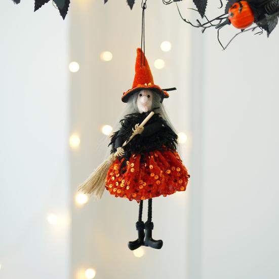 Хэллоуин Ведьма Подвесное Украшение Летающие Ведьмы Кукла Жутка Фигурка Ведьмы Сад Двор Декор Дома с Привидениями