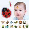 20pcs Baby Cute Cartoon Animal Sticker Forehead Head Strip Body Fever Thermometer Children Safety Baby Care Thermometer