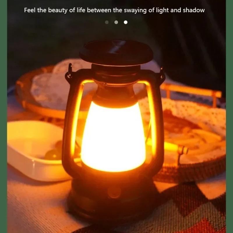 Ретро Фонарь на аккумуляторе для детей - Безопасный светодиодный Хэллоуин/Рождество для игр на улице и ночник для спальни, дома/стола/бара