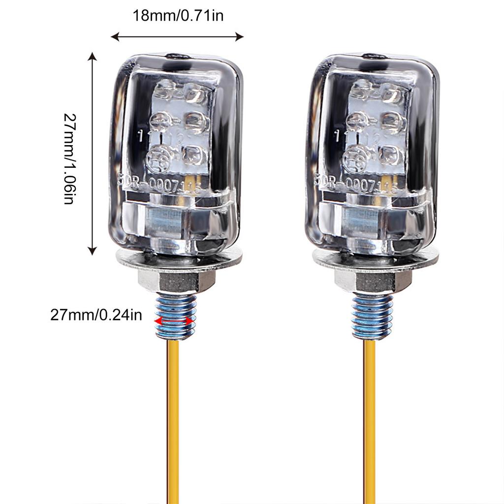 Светодиодный фонарь для мотоцикла, указатель поворота, универсальный фонарь для мотоцикла, сигнальная лампа, аксессуары для мотоцикла