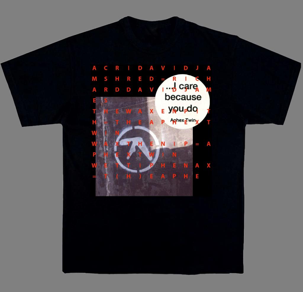 Aphex Twin Windowlicker New Wave Music Art Retro Style Summer Casual Tshirt Unisexs and Womens Luxury Brand
