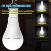 LED Solar Light Bulb Outdoor Camping Light Waterproof Portable Garden Pendant Light Hiking Fishing Emergency Light USB Charging