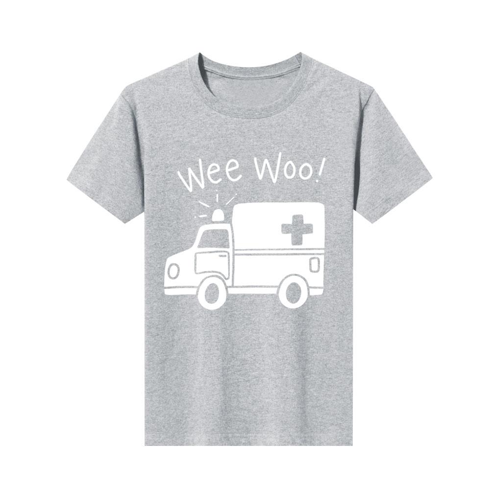 Top Unisexs shortsleeved print tshirt paramedic ambulance baseball graphic casual Cotton retro Fashion
