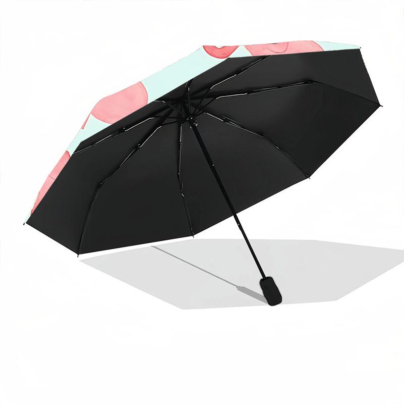 1pc Elephant Pattern Automatic Opening/Closing Folding Umbrella with 8 Ribs, Plastic Handle, Windproof Portable Sunshade Umbrella yy251222185