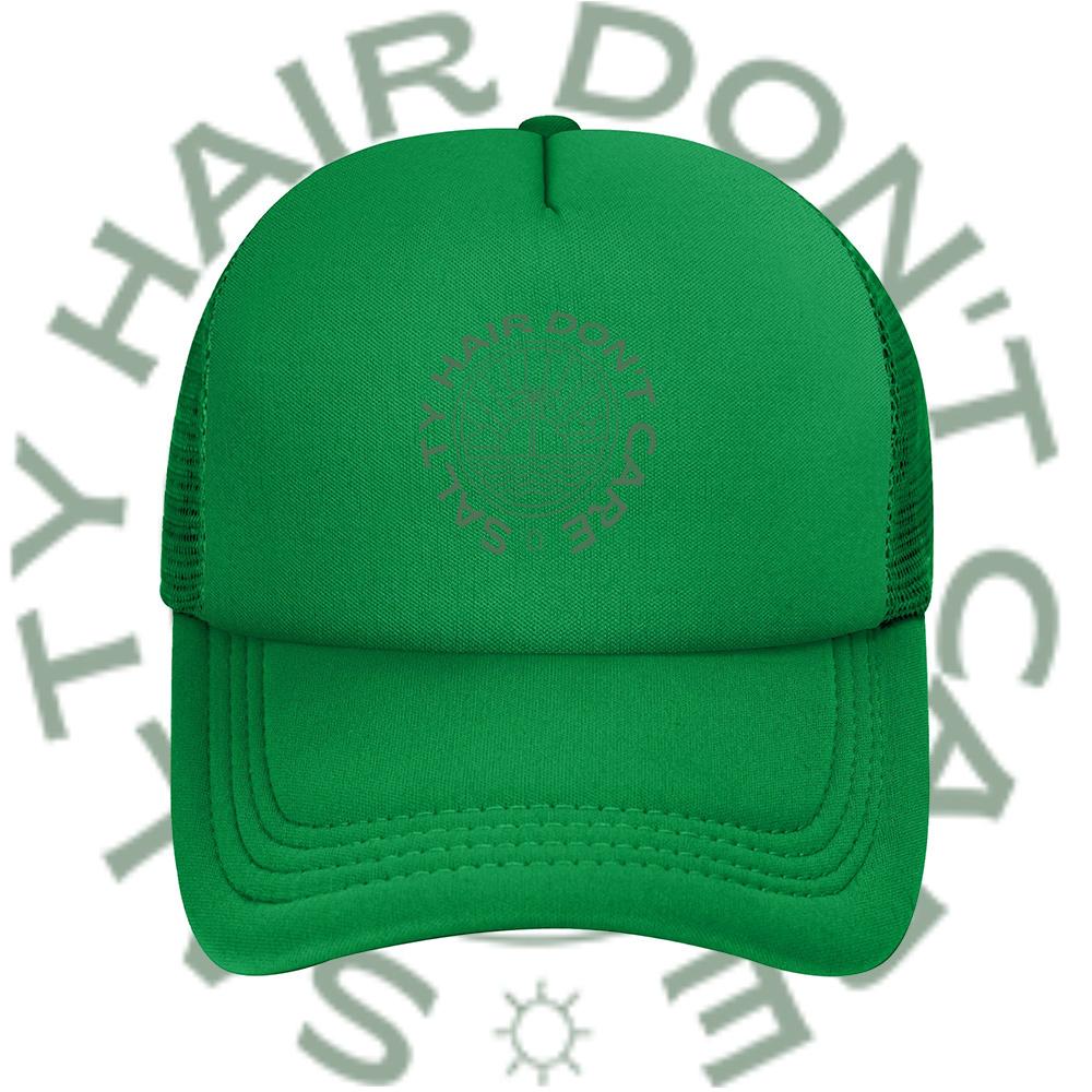 Salty Hair Dont Care Beach Palm Sun Baseball Cap Anime Graphic Hats Adult Unisex Women Sports Outdoor