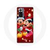 Case for Xiaomi Redmi Note 10 Pro Mickey Mouse and Minnie Mouse On Christmas Day
