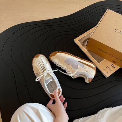 Ретро кроссовки для тренировок Форрест Гамп женские на платформе с цветочным принтом 2025 новые дышащие универсальные повседневные спортивные кроссовки для бега