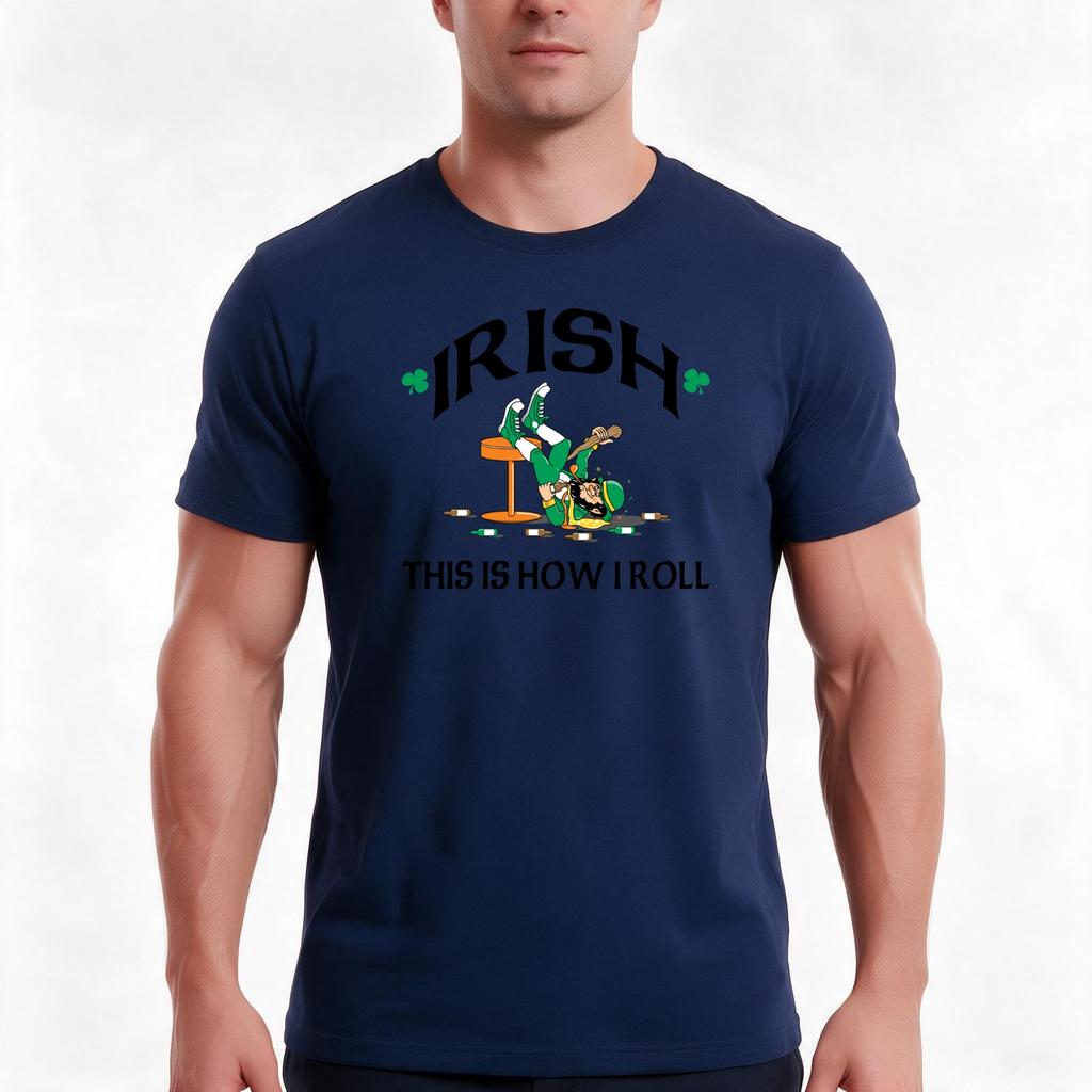 St Patricks Day This Is How I Roll Tshirt Summer Casual Cotton Tee Oversized Streetwear Tops Vintage Graphic Print