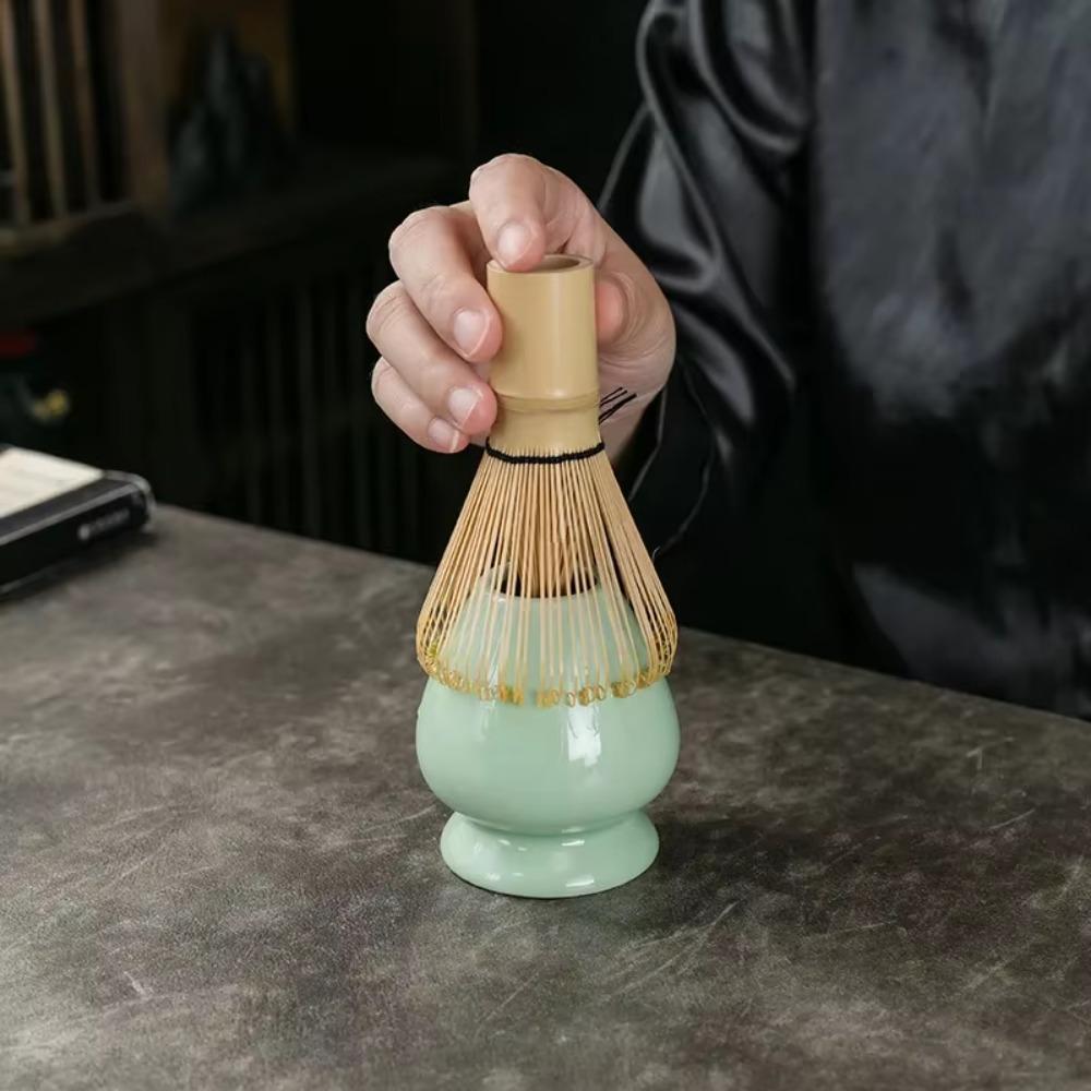Portable Matcha Whisk Bamboo Matcha Tools Easy Clean Tea Whisk  Bar Supplies