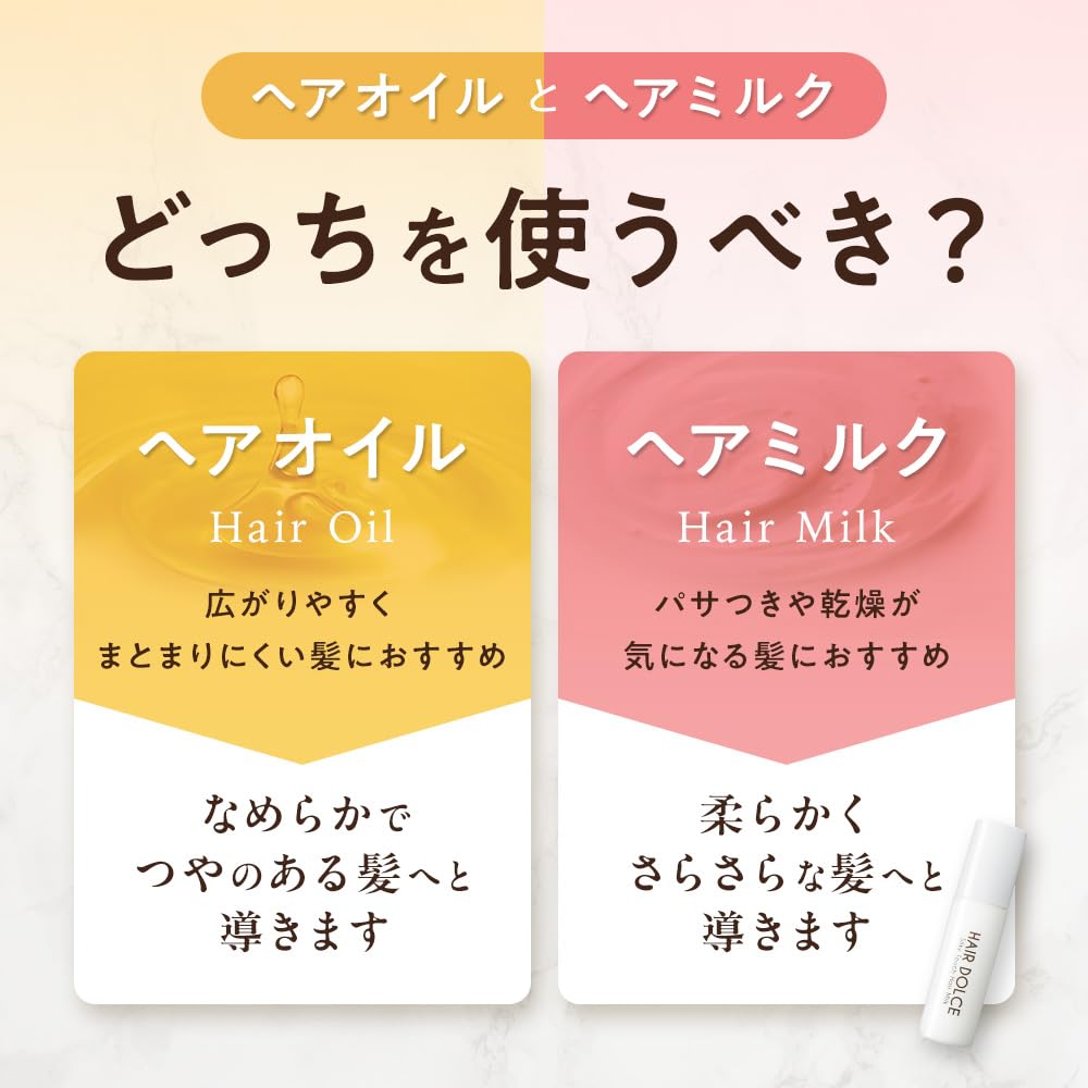 HAIR DOLCE Молочко для волос «Шелковое прикосновение» [Запасные упаковки x 2] Аромат Цветочный мускус Запасной - Восстанавливает поврежденные волосы, Уход за поврежденными волосами