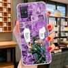 JoJo Bizarre Adventure Anime Cover Phone Case For Samsung Galaxy A12 A22 A32 A52 A72 A02S Phone Case Note 20 Ultra 10 S10 Plus A