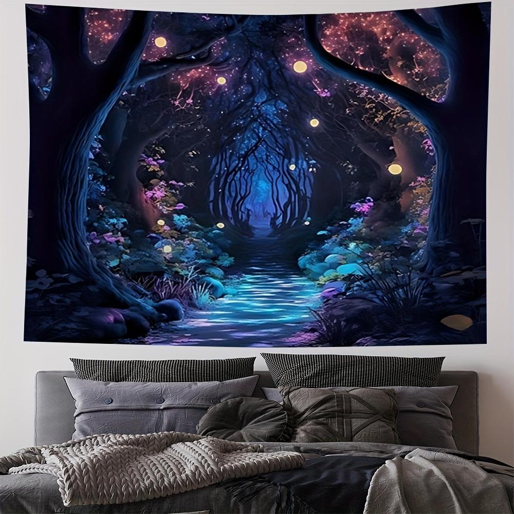 Enchanted Forest Tapestry Magical Dreamy and Fantastically Unique Wall Art for a Mystical Decor Statement