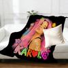 Karol G Print Blanket - Soft & Comfortable, for Bedroom, Travel, Sofa, Home Decoration - Birthday Christmas Gift for Friend