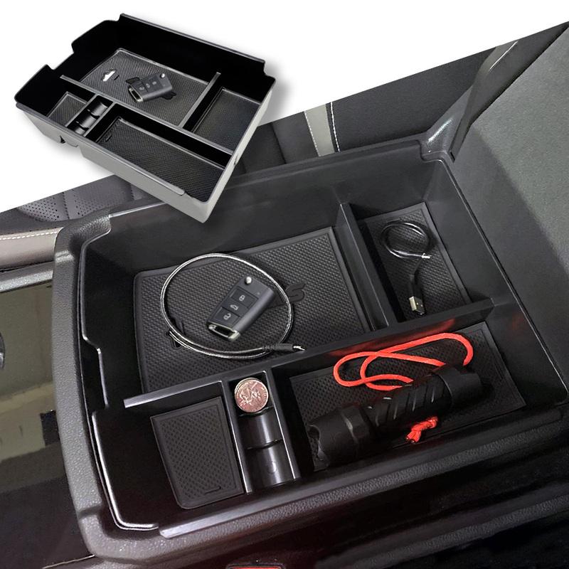Center Console Organizer Tray For VW Volkswagen Atlas Accessories 2018 Armrest Storage Glove Box