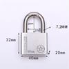 3 ключа, всепогодный навесной замок из нержавеющей стали 304, прочный, устойчивый к ржавчине, навесной замок для ворот, 30/40/50/60 мм, противоугонный замок для спортзала, садового сарая