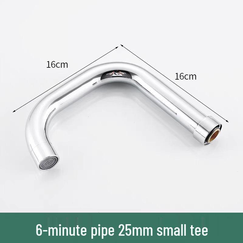 Универсальный кухонный излив для смесителя из нержавеющей стали, с одной ручкой, поворотный для холодной/горячей воды, с большим изгибом для ремонта раковины