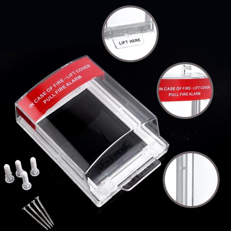 Alarm Pull Station Covers Manual Call Point Protective Guard Clear Safe Guards For Fire Alarm Switches Enduring