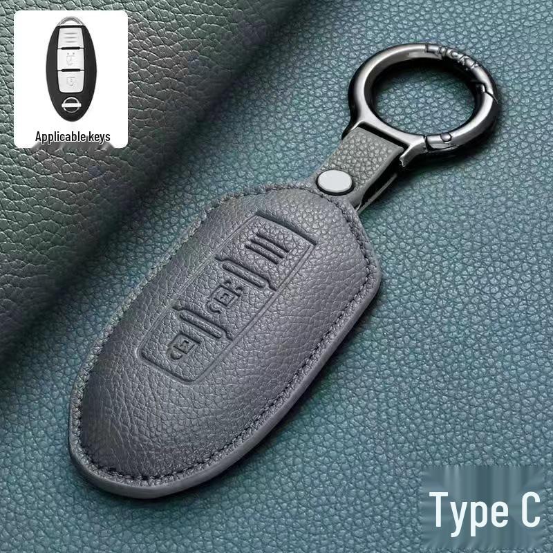 Чехлы для ключей Dongfeng Nissan: Sylphy, Teana, Qashqai, X-Trail, Tiida, Классика 14-го поколения, Murano, Kicks, Sunny.