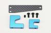 YOKOMO Servo Mount Set for CG (Blue) RS2.0 Aluminum/Matte RS-203AS