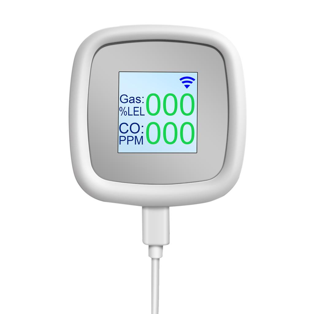 WIFI детектор горючего газа газовая сигнализация цифровой прибор для обнаружения горючего газа утечка газа