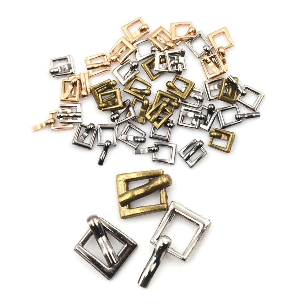 Girls Toys Mini Ultra-small Tri-glide Buckle Doll Bags Accessories Belt Buttons Diy Dolls Buckles