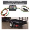 9PCS 3 to 2 Wire Trailer Socket Plastic Light Converter for Truck, Car Vehicle Tow Refit