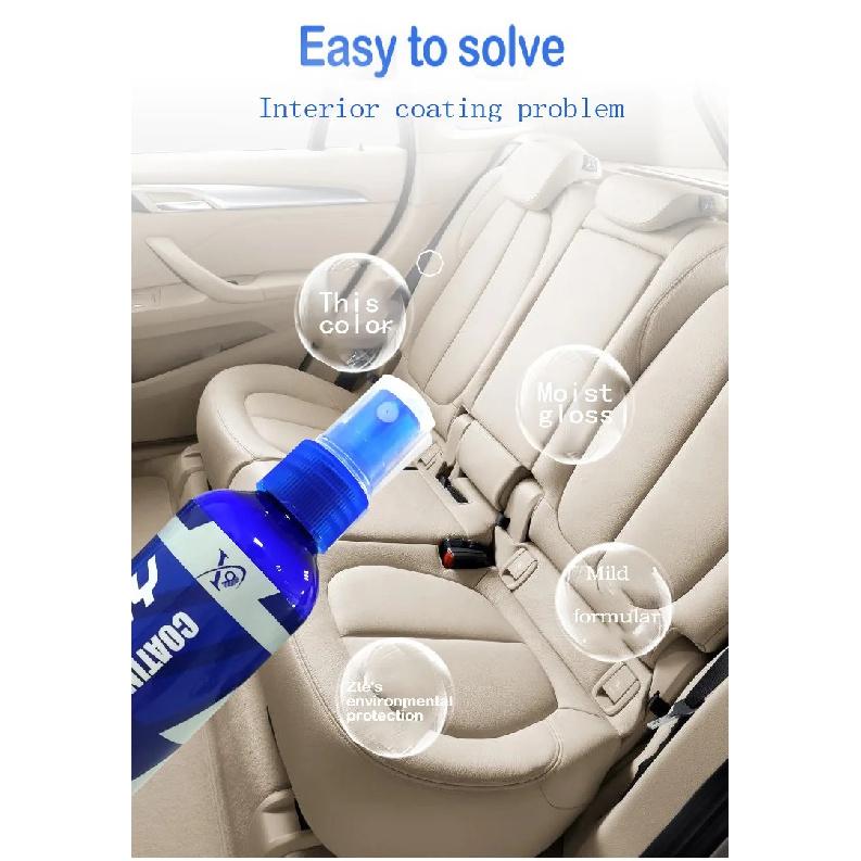Car Plastic Restore Coating Agent Auto Plastic Rubber Exterior Repair Clean Refresh Restoration Agent Black Shine Seal Brighten