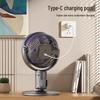 Выдвижной вертикальный oscillating кондиционер-вентилятор с USB-зарядкой и дистанционным управлением для дома или офиса