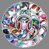 50 Headphones Graffiti Stickers Personalized Trend Cool Play Games Decoration Tablet Suitcase Computer Stickers