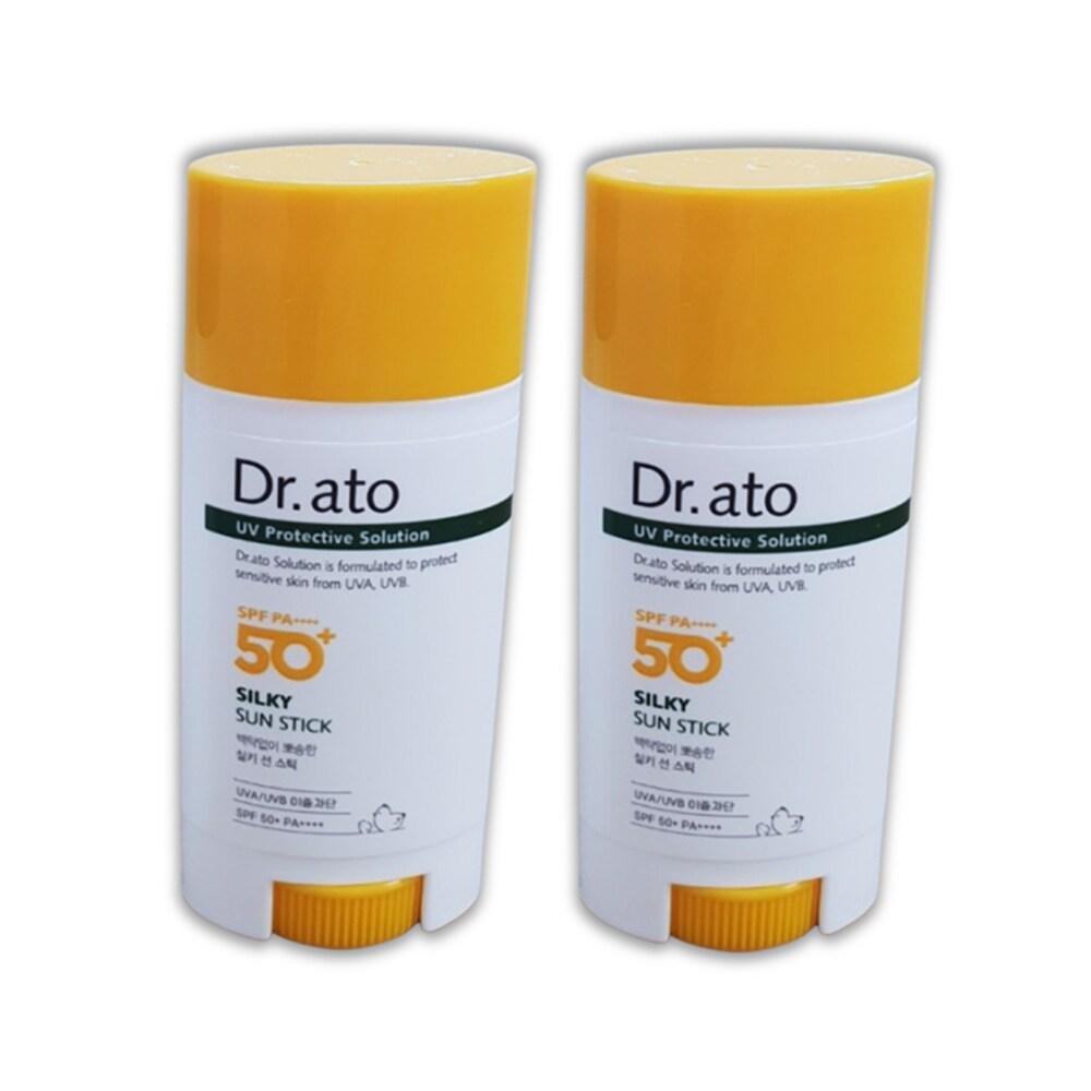 Dr.ato Солнцезащитный стик 2 солнцезащитных стика гипоаллергенный без белого налета стик солнцезащитный крем солнцезащитный крем